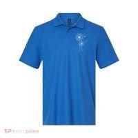 Dandelion Paragliding Skydiving Paraglider Skydiver Cute Gift Polo thumb 0