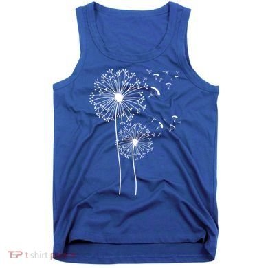 Dandelion Paragliding Skydiving Paraglider Skydiver Cute Gift Tank Top