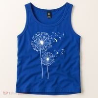 Dandelion Paragliding Skydiving Paraglider Skydiver Cute Gift Tank Top thumb 2