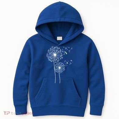 Dandelion Paragliding Skydiving Paraglider Skydiver Cute Gift Kids Hoodie