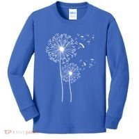 Dandelion Paragliding Skydiving Paraglider Skydiver Cute Gift Kids Long Sleeve Shirt thumb 0