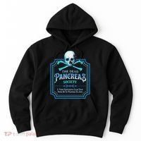 Dead Pancreas Society Diabetes Awareness Day Sugar Skull Hoodie thumb 0
