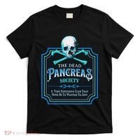 Dead Pancreas Society Diabetes Awareness Day Sugar Skull T-Shirt thumb 0