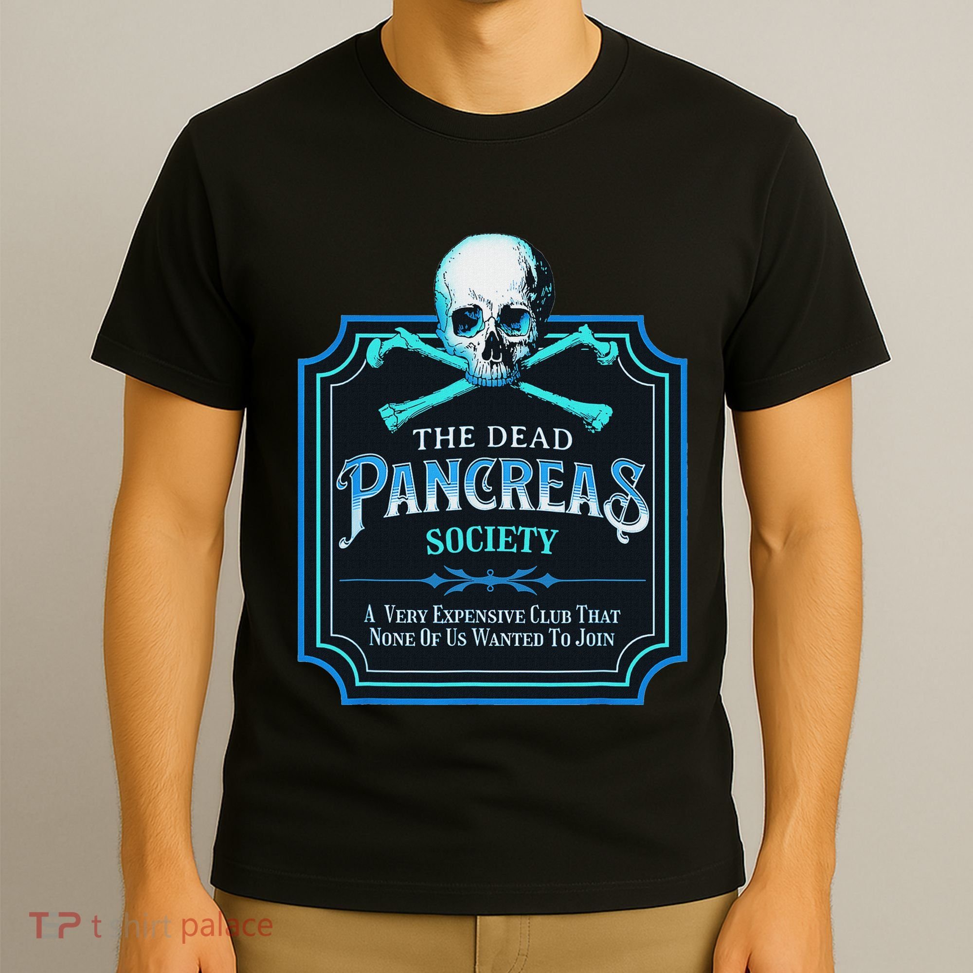 Dead Pancreas Society Diabetes Awareness Day Sugar Skull T-Shirt