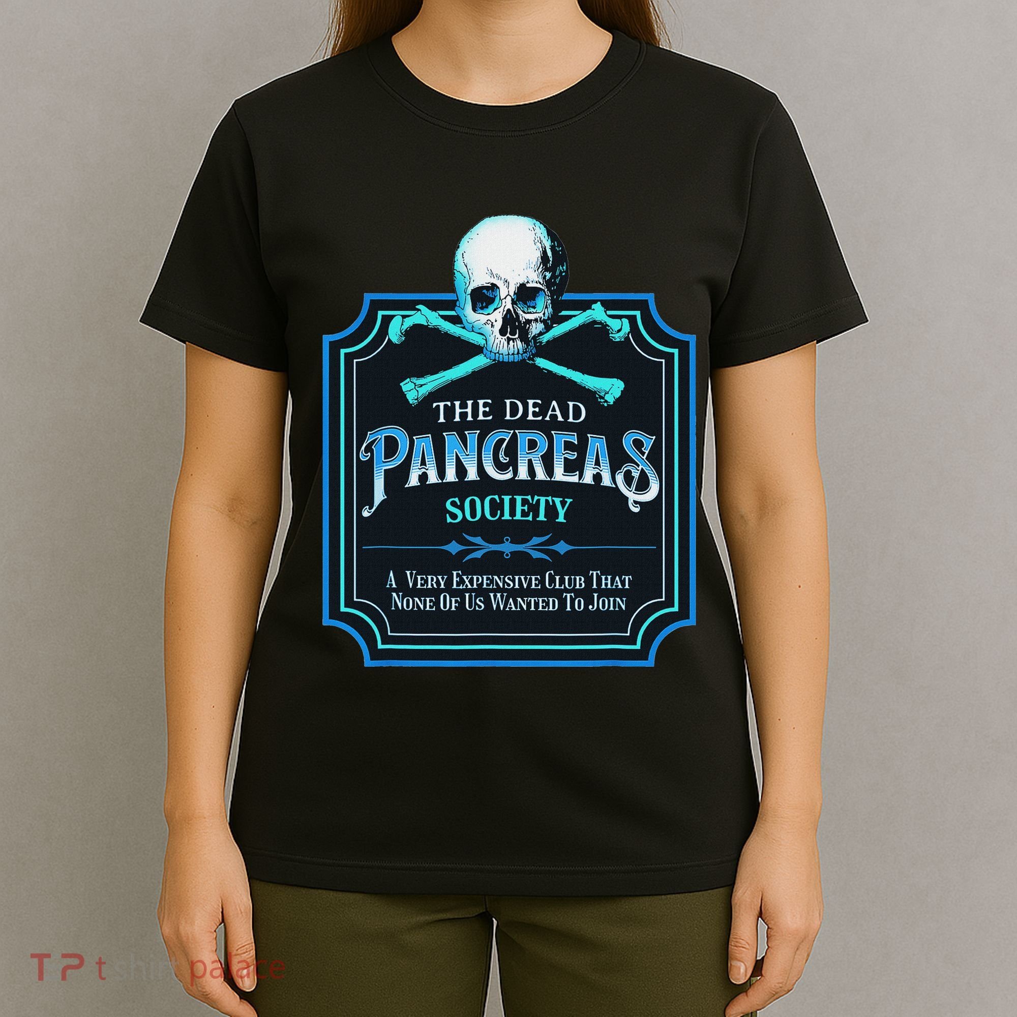 Dead Pancreas Society Diabetes Awareness Day Sugar Skull T-Shirt