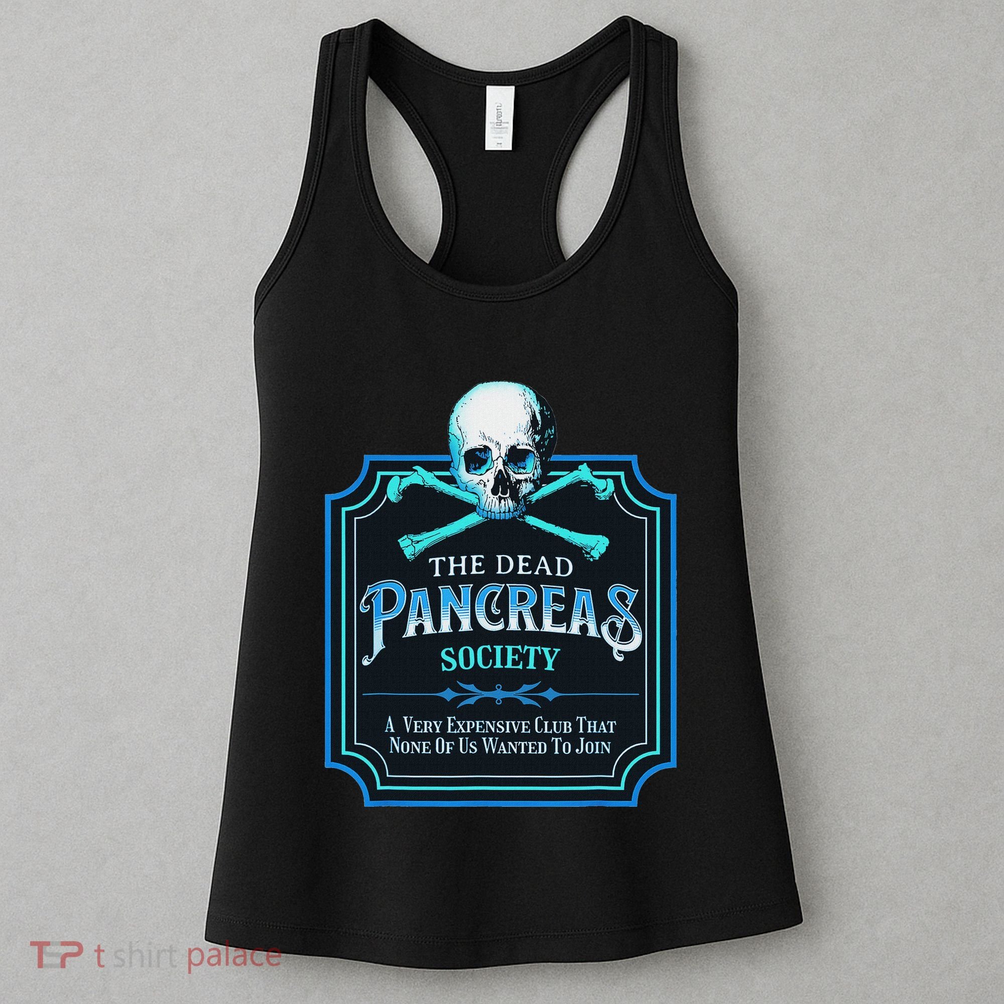 Dead Pancreas Society Diabetes Awareness Day Sugar Skull Women's Tank Top