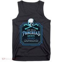 Dead Pancreas Society Diabetes Awareness Day Sugar Skull Tank Top thumb 0