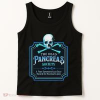 Dead Pancreas Society Diabetes Awareness Day Sugar Skull Tank Top thumb 2