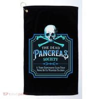 Dead Pancreas Society Diabetes Awareness Day Sugar Skull Golf Towel thumb 0