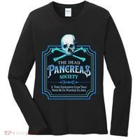 Dead Pancreas Society Diabetes Awareness Day Sugar Skull Women's Long Sleeve Shirt thumb 0