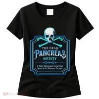 Dead Pancreas Society Diabetes Awareness Day Sugar Skull Women's T-Shirt thumb 0