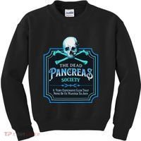 Dead Pancreas Society Diabetes Awareness Day Sugar Skull Kids Sweatshirt thumb 0