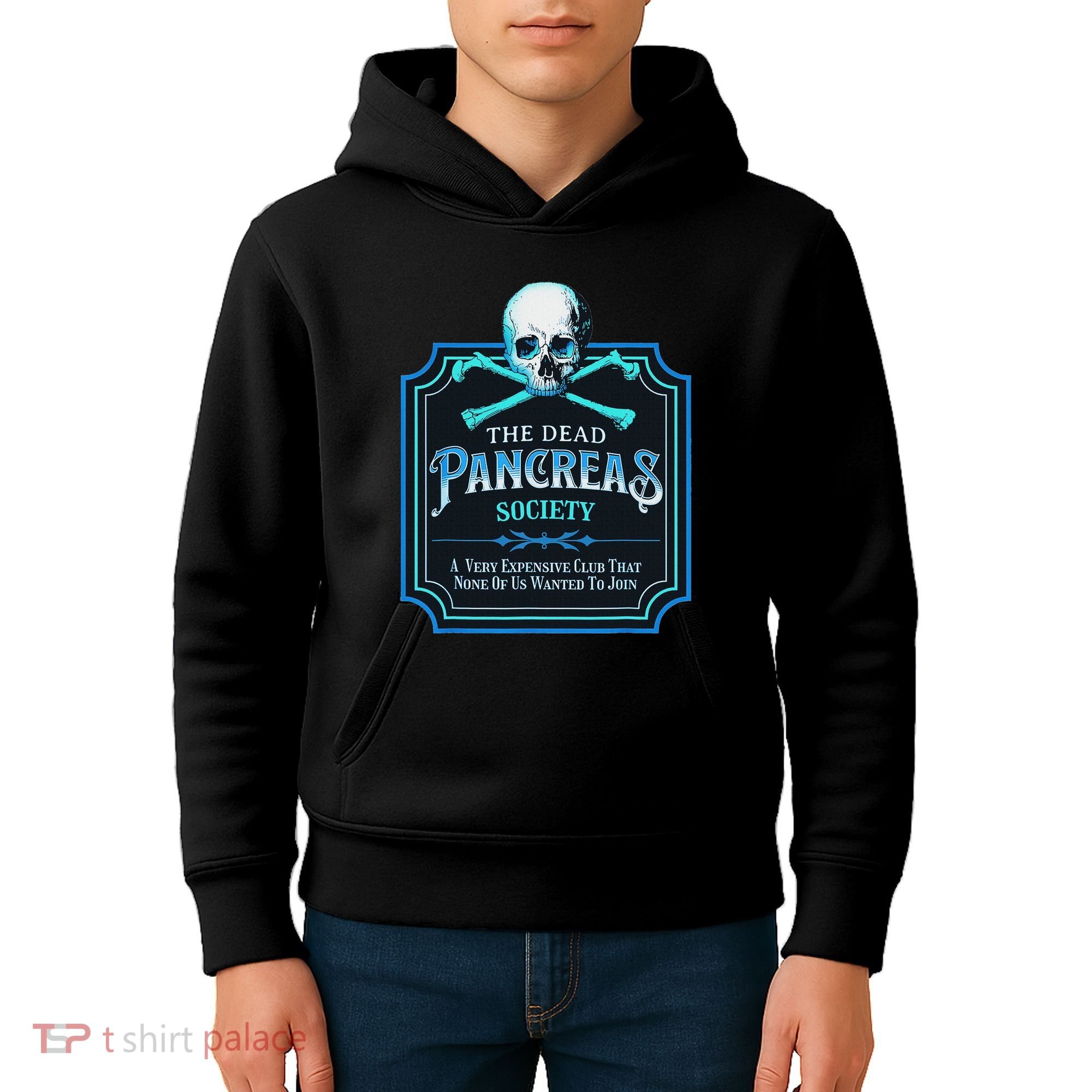 Dead Pancreas Society Diabetes Awareness Day Sugar Skull Kids Hoodie