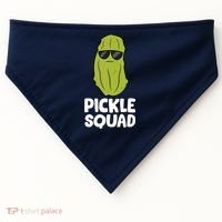 Dill Pickle Squad Pickles Food Team Pickles Love Pickles USA-Made Doggie Bandana thumb 0