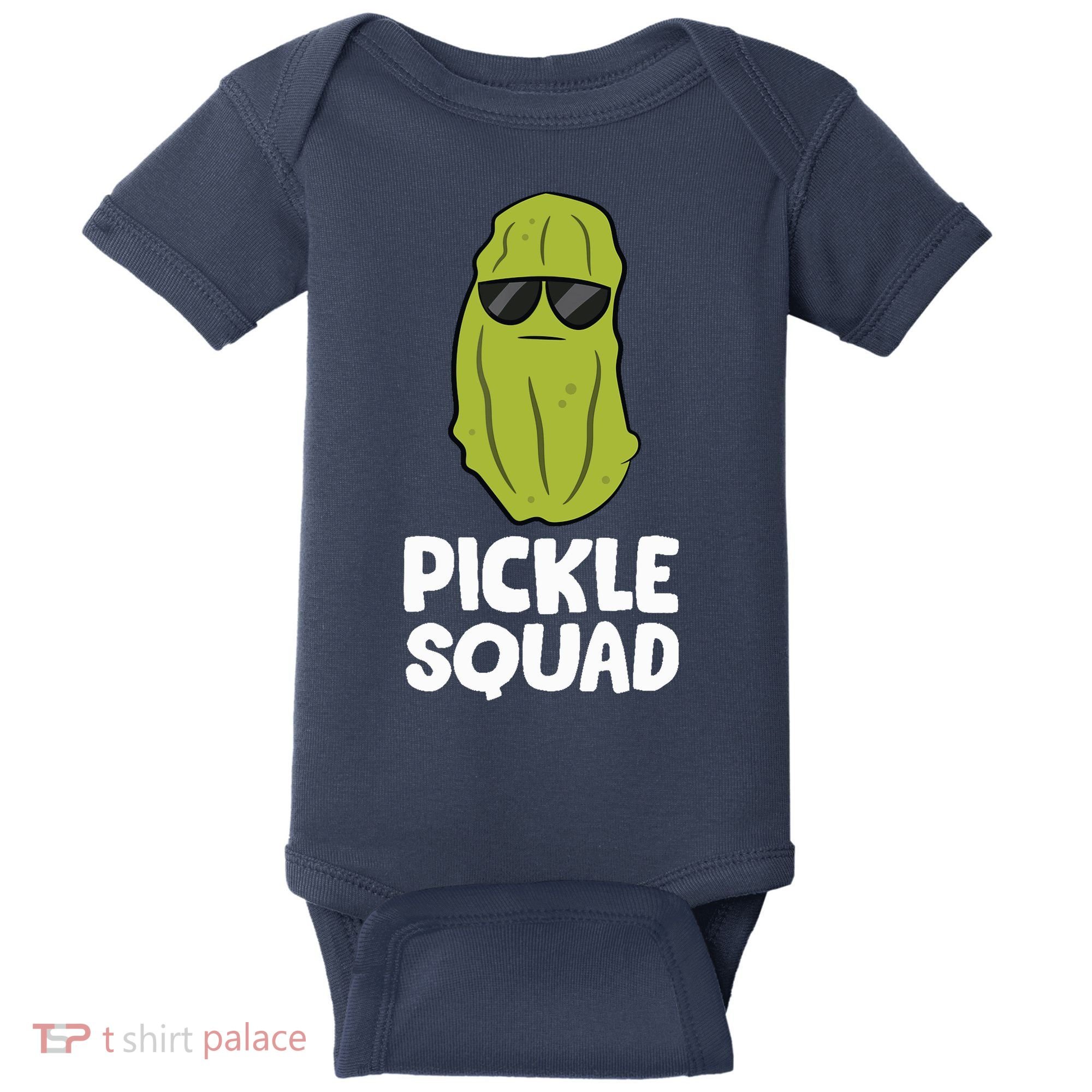 Dill Pickle Squad Pickles Food Team Pickles Love Pickles Baby Bodysuit