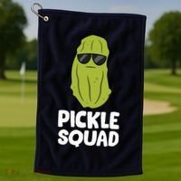 Dill Pickle Squad Pickles Food Team Pickles Love Pickles Golf Towel thumb 1