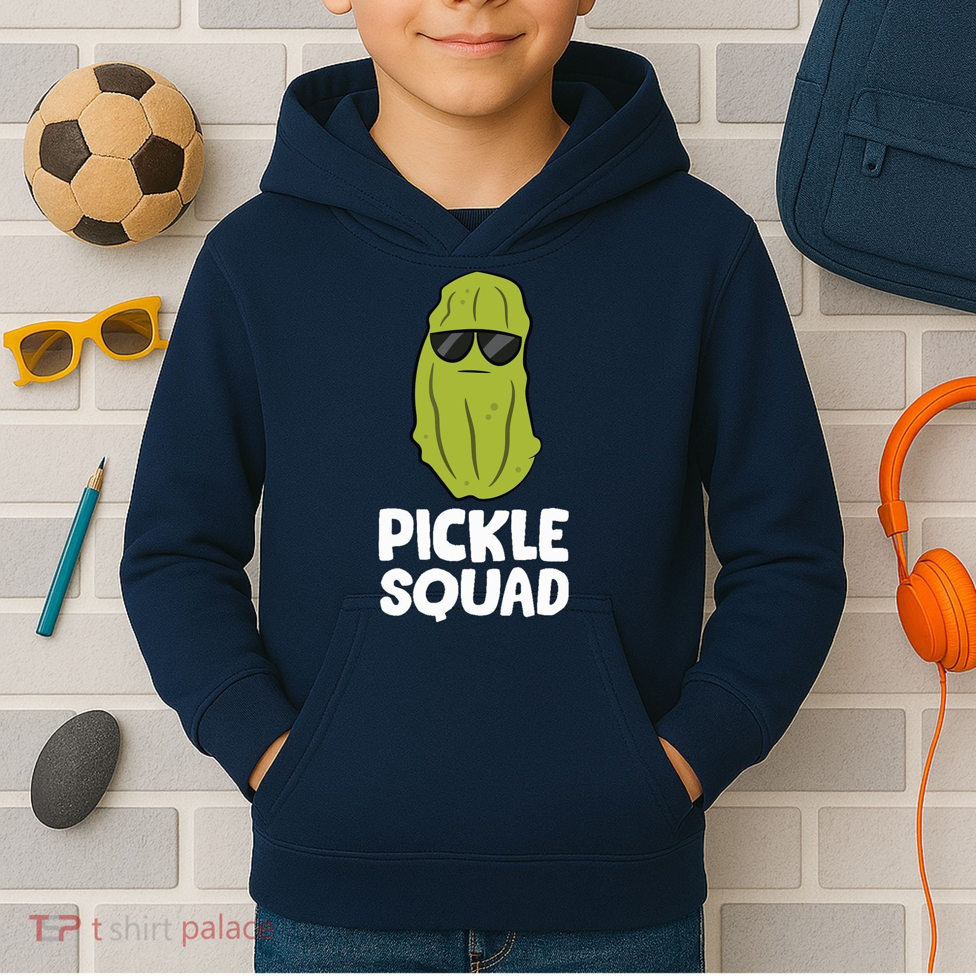 Dill Pickle Squad Pickles Food Team Pickles Love Pickles Kids Hoodie