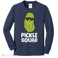 Dill Pickle Squad Pickles Food Team Pickles Love Pickles Kids Long Sleeve Shirt thumb 0