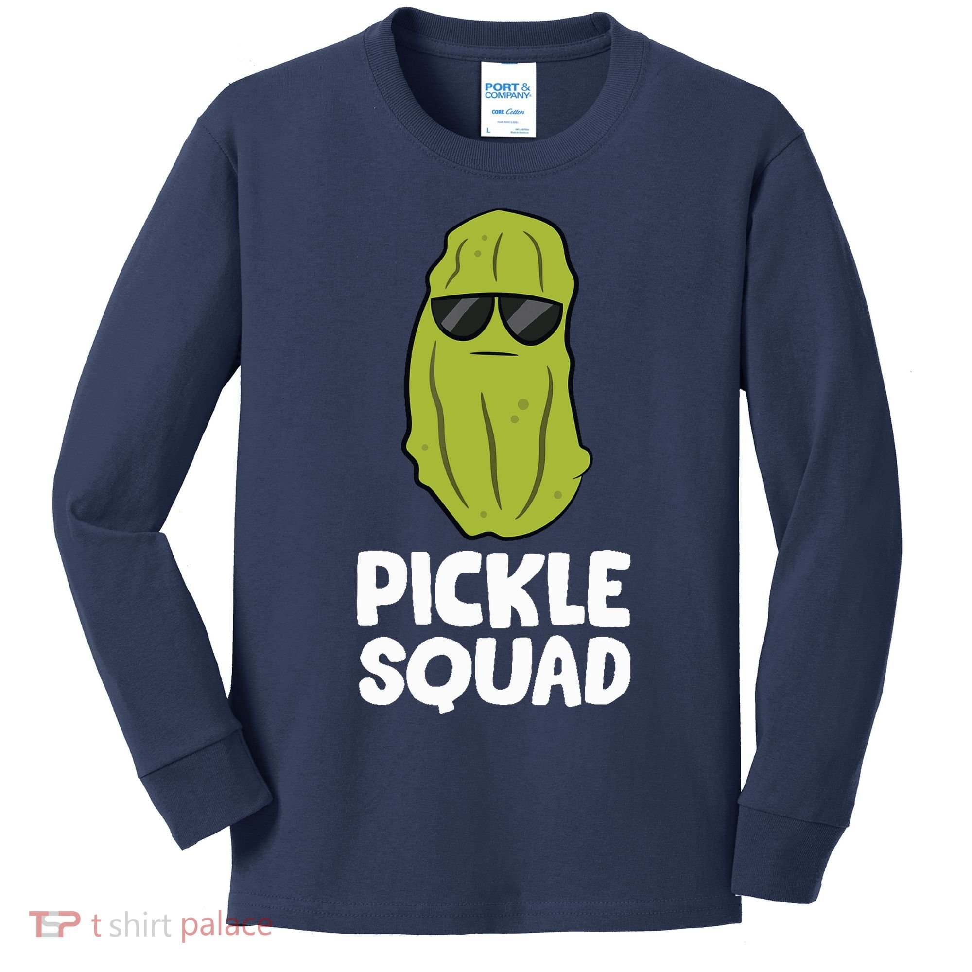 Dill Pickle Squad Pickles Food Team Pickles Love Pickles Kids Long Sleeve Shirt