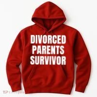 Divorced Parents Survivor Son Daughter Of Divorced Parents Hoodie thumb 0