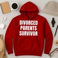 Divorced Parents Survivor Son Daughter Of Divorced Parents Hoodie thumb 3