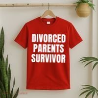 Divorced Parents Survivor Son Daughter Of Divorced Parents T-Shirt thumb 2