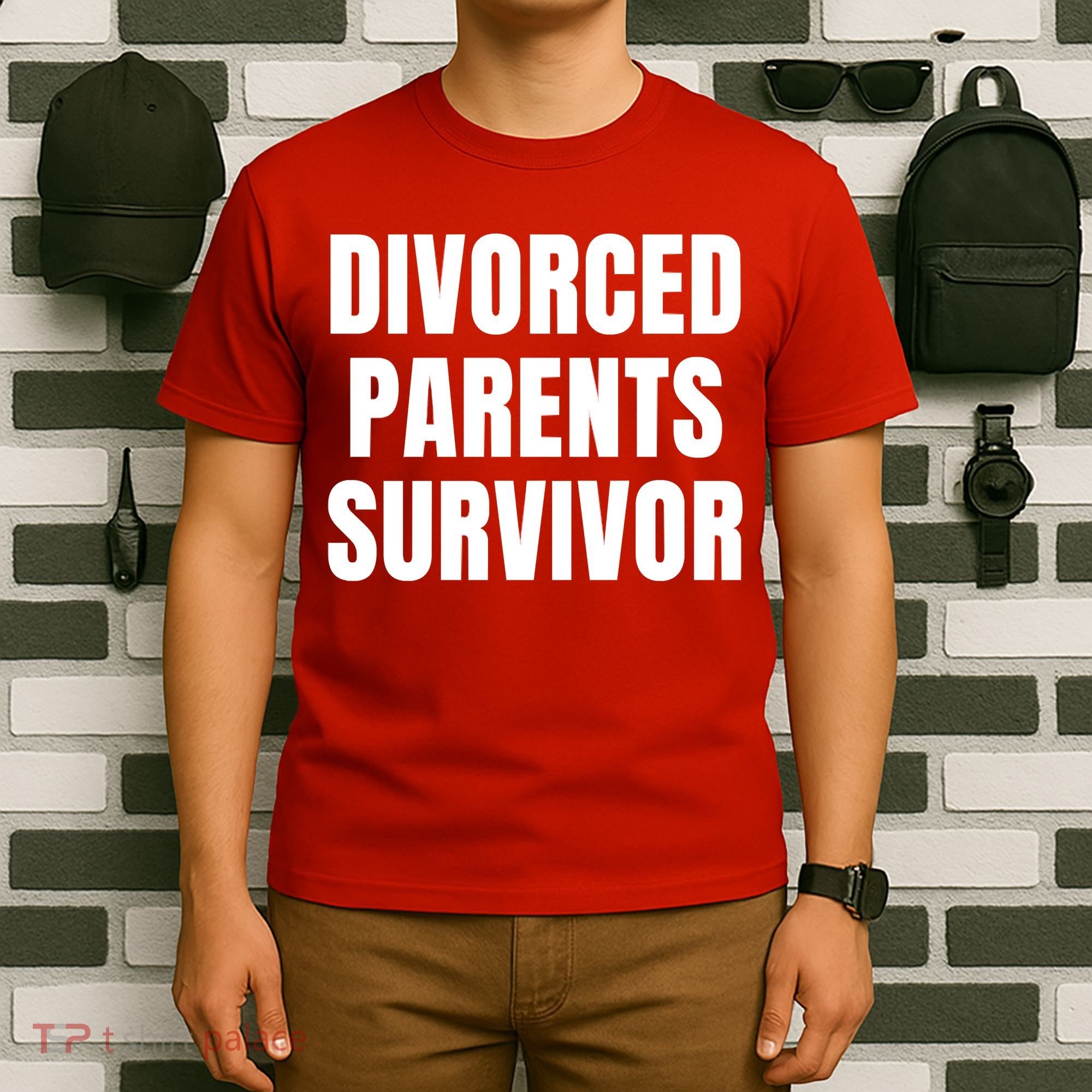 Divorced Parents Survivor Son Daughter Of Divorced Parents T-Shirt