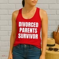 Divorced Parents Survivor Son Daughter Of Divorced Parents Women's Tank Top thumb 2