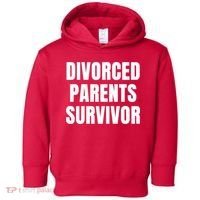 Divorced Parents Survivor Son Daughter Of Divorced Parents Toddler Hoodie thumb 0
