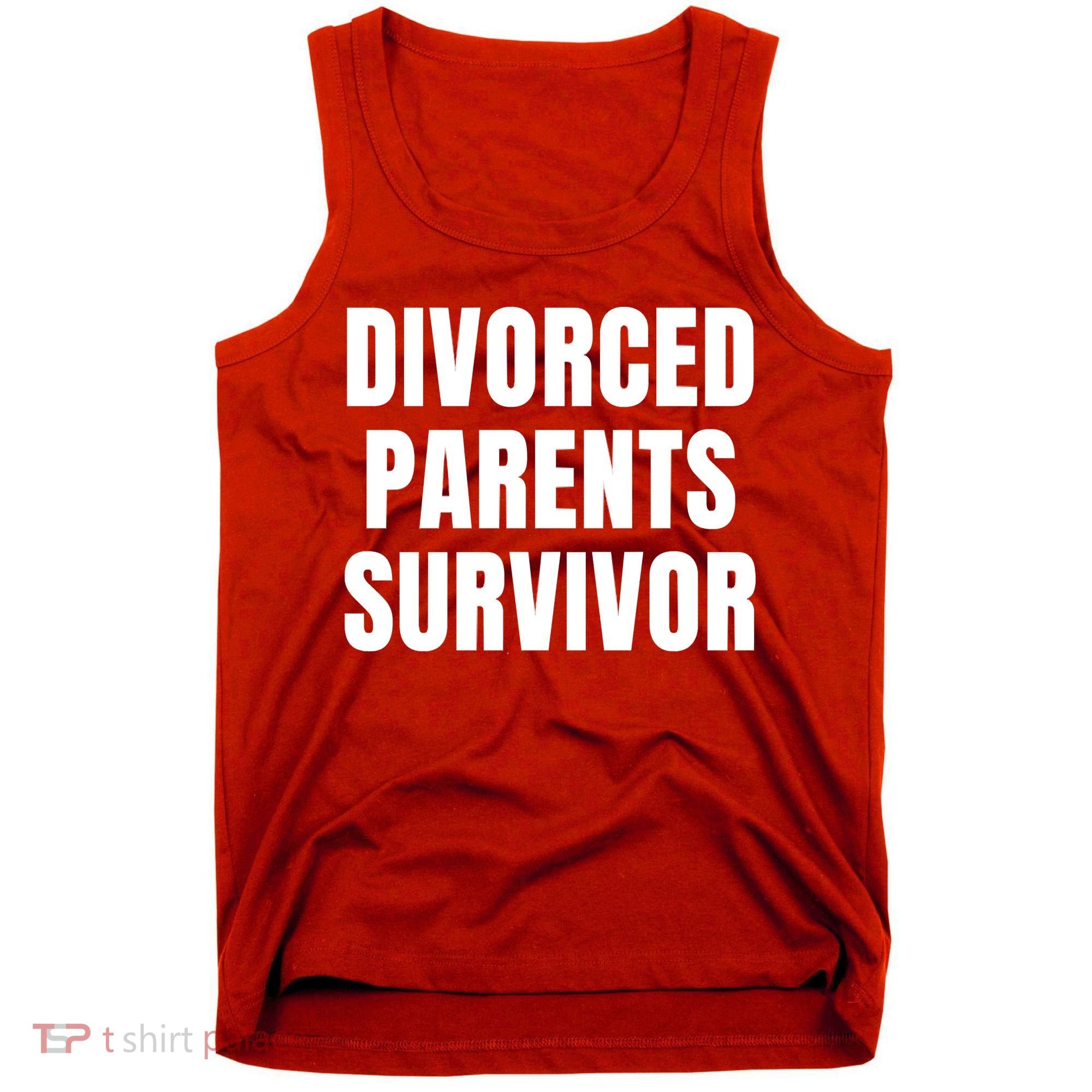 Divorced Parents Survivor Son Daughter Of Divorced Parents Tank Top