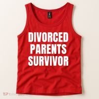 Divorced Parents Survivor Son Daughter Of Divorced Parents Tank Top thumb 2