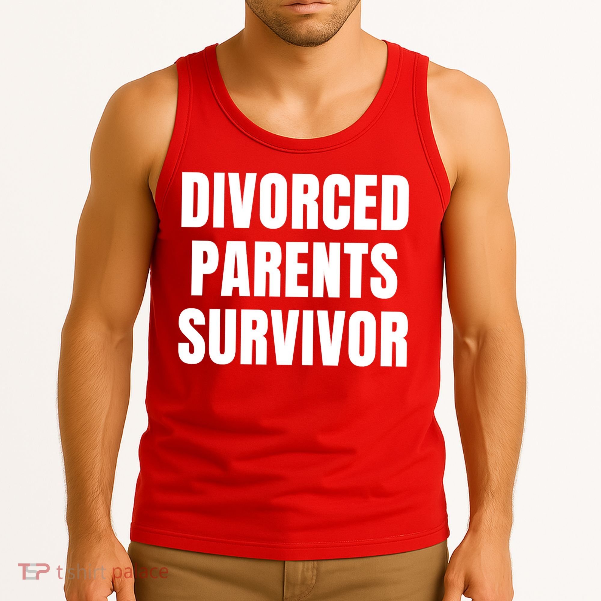 Divorced Parents Survivor Son Daughter Of Divorced Parents Tank Top