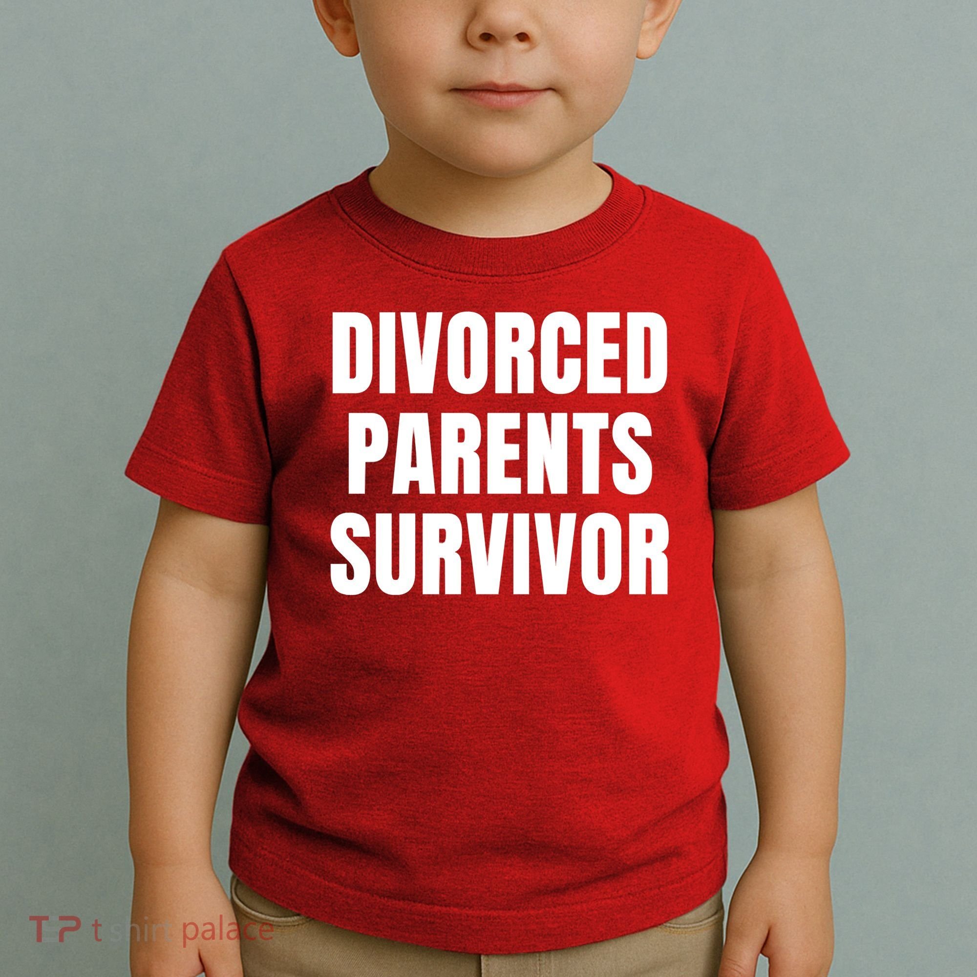 Divorced Parents Survivor Son Daughter Of Divorced Parents Toddler T-Shirt