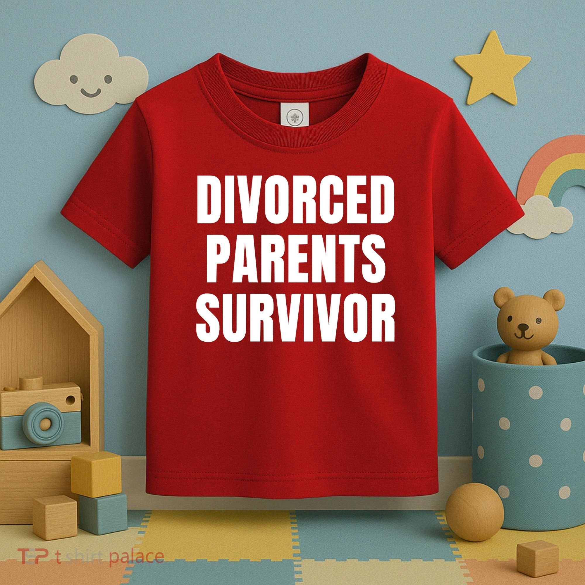 Divorced Parents Survivor Son Daughter Of Divorced Parents Toddler T-Shirt