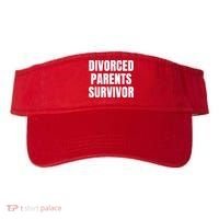 Divorced Parents Survivor Son Daughter Of Divorced Parents Visor thumb 0