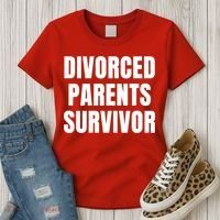 Divorced Parents Survivor Son Daughter Of Divorced Parents Women's T-Shirt thumb 3