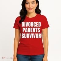 Divorced Parents Survivor Son Daughter Of Divorced Parents Women's T-Shirt thumb 4