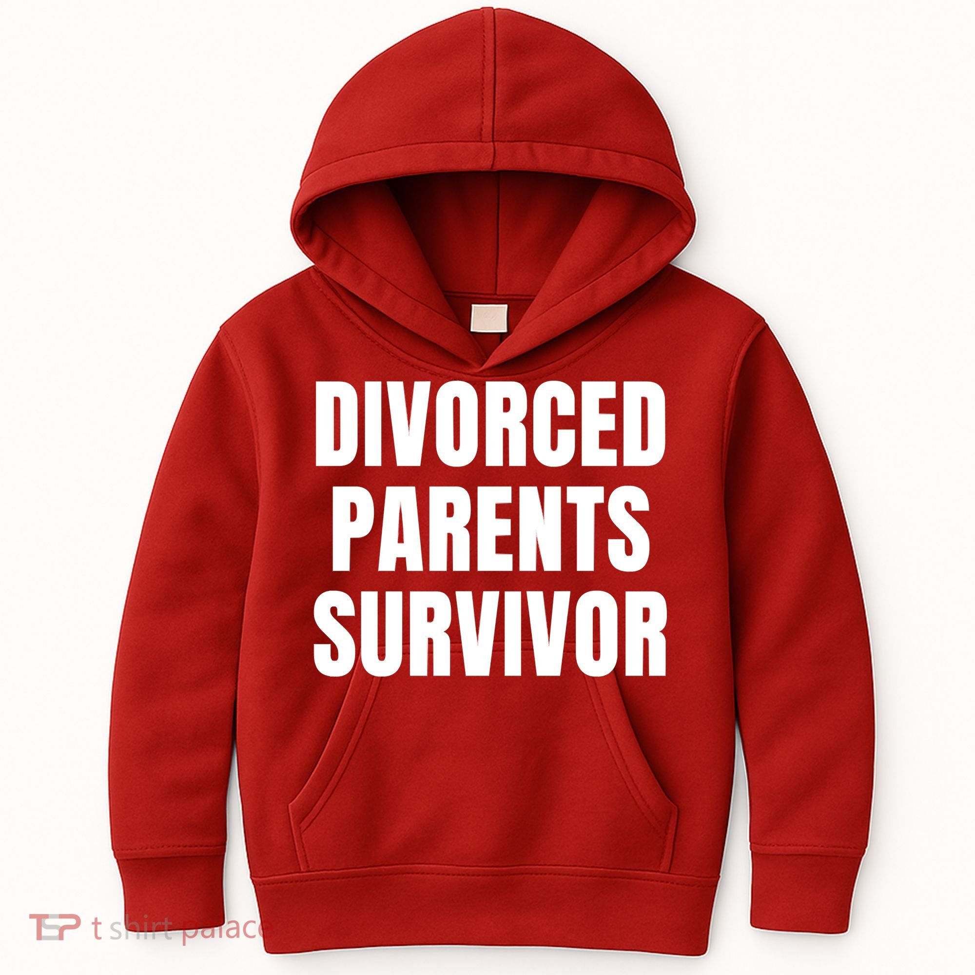 Divorced Parents Survivor Son Daughter Of Divorced Parents Kids Hoodie