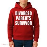 Divorced Parents Survivor Son Daughter Of Divorced Parents Kids Hoodie thumb 4