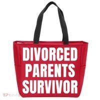 Divorced Parents Survivor Son Daughter Of Divorced Parents Tote Bag thumb 0