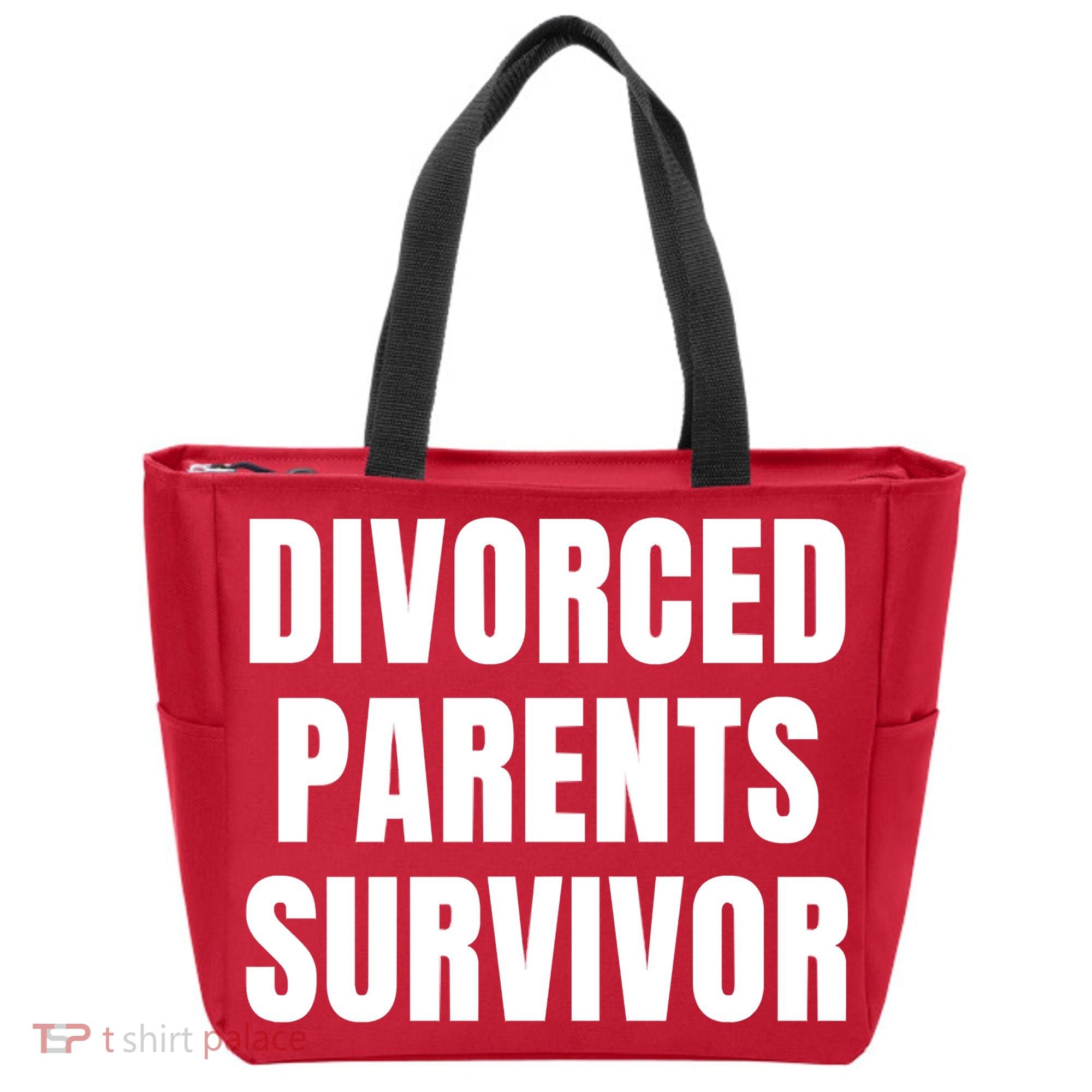 Divorced Parents Survivor Son Daughter Of Divorced Parents Tote Bag