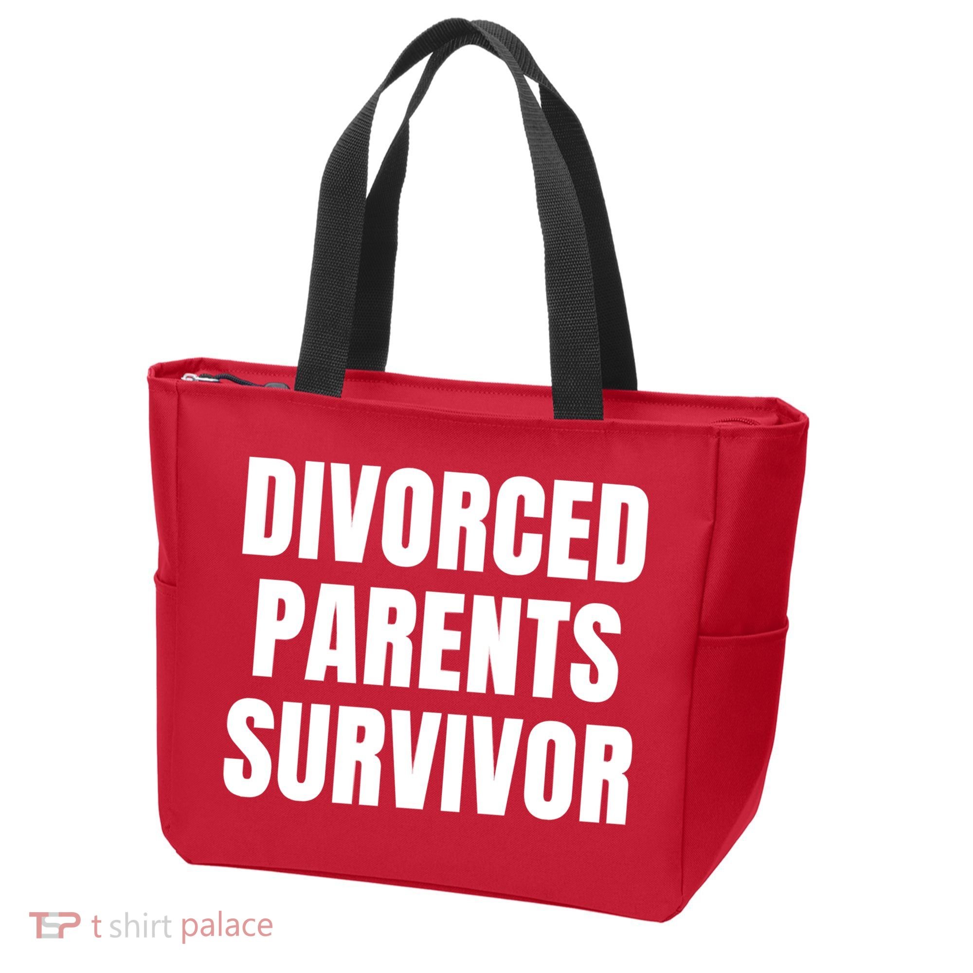Divorced Parents Survivor Son Daughter Of Divorced Parents Tote Bag