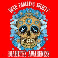 Dead Pancreas Society Funny Diabetes Awareness Sugar Skull Cool Gift Santa Hat thumb 1