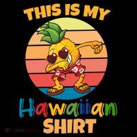 Dabbing Pineapple Sunglasses Boys This Is My Hawaiian Gift Ornament thumb 1