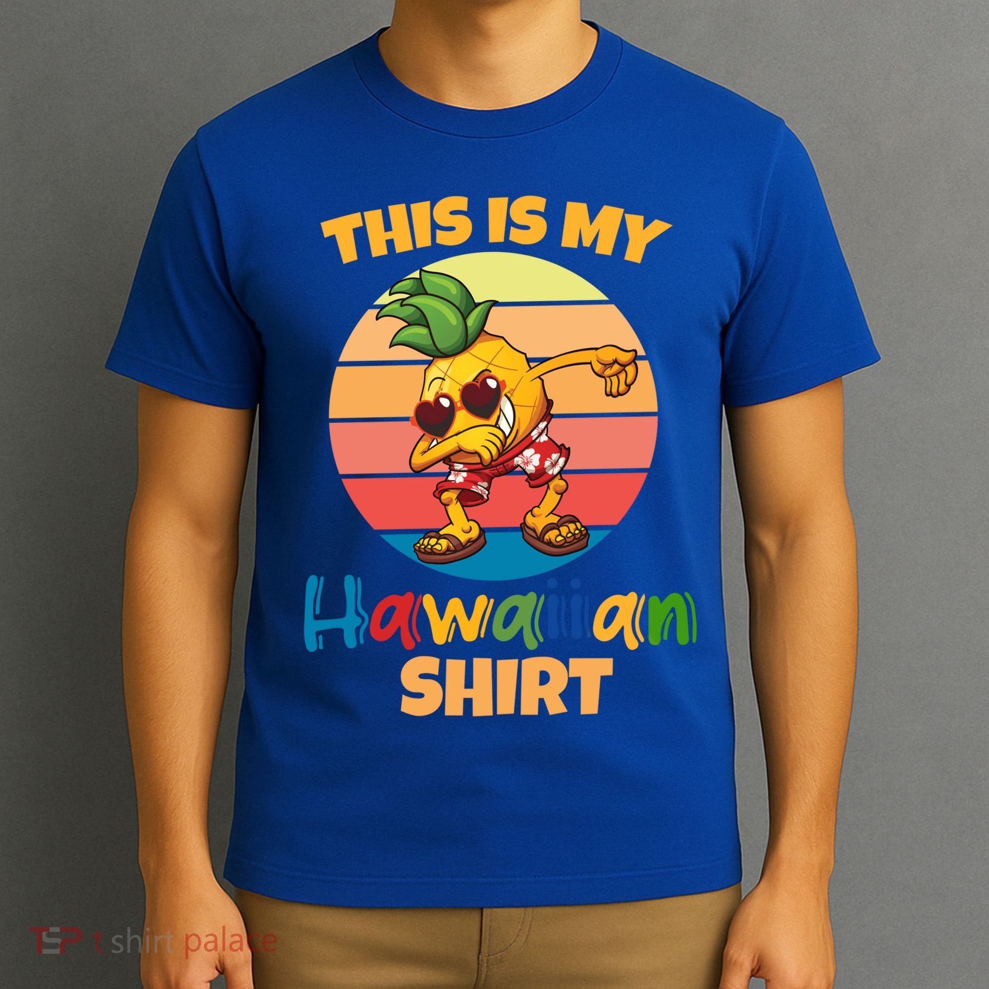 Dabbing Pineapple Sunglasses Boys This Is My Hawaiian Gift T-Shirt