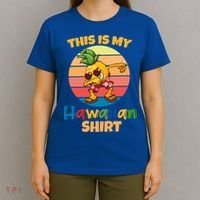 Dabbing Pineapple Sunglasses Boys This Is My Hawaiian Gift T-Shirt thumb 4