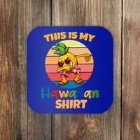 Dabbing Pineapple Sunglasses Boys This Is My Hawaiian Gift Coaster thumb 0
