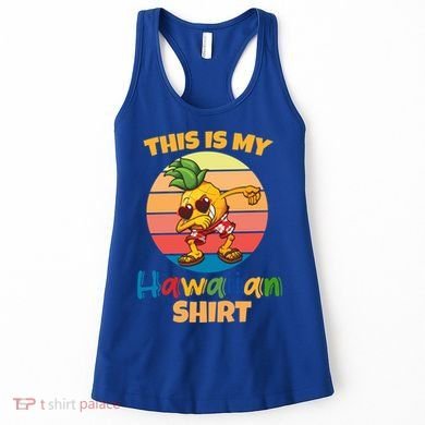 Dabbing Pineapple Sunglasses Boys This Is My Hawaiian Gift Women's Tank Top