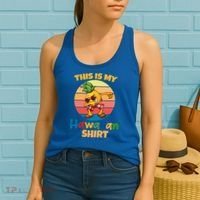 Dabbing Pineapple Sunglasses Boys This Is My Hawaiian Gift Women's Tank Top thumb 2