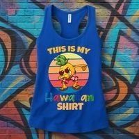 Dabbing Pineapple Sunglasses Boys This Is My Hawaiian Gift Women's Tank Top thumb 3